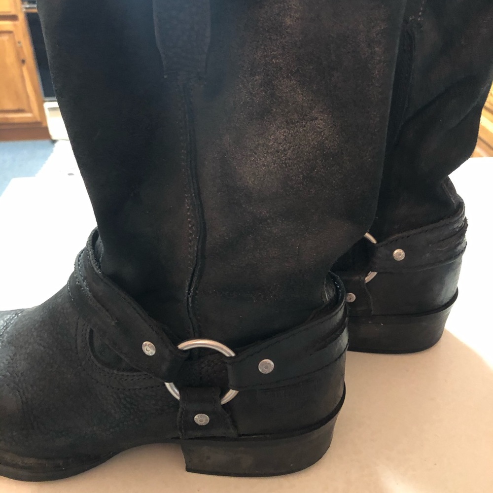 Mens Genuine HARLEY DAVIDSON Suede Boots